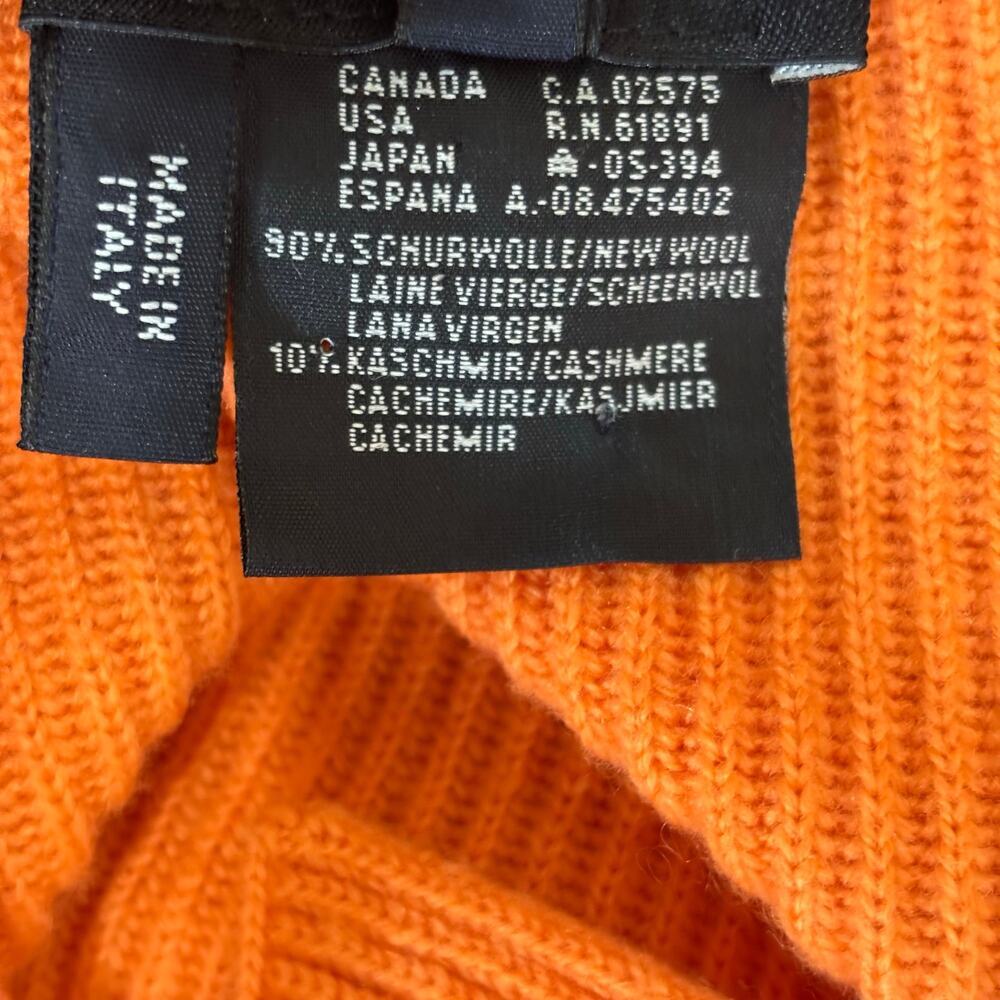 Escada Sport Colorblock Wool + Cashmere Sweater Size L Oversized Designer Italy - Picture 5 of 5